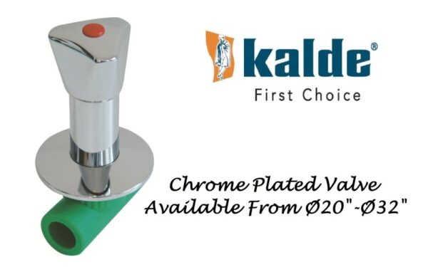 Chrome Valve PPRC Kalde Turkey (PN-25)