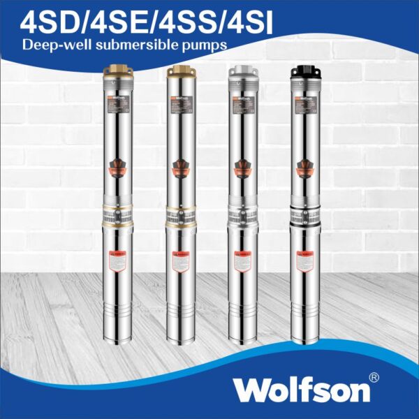 4SD/4SE/4SS/4SI Deep-well submersible pumps